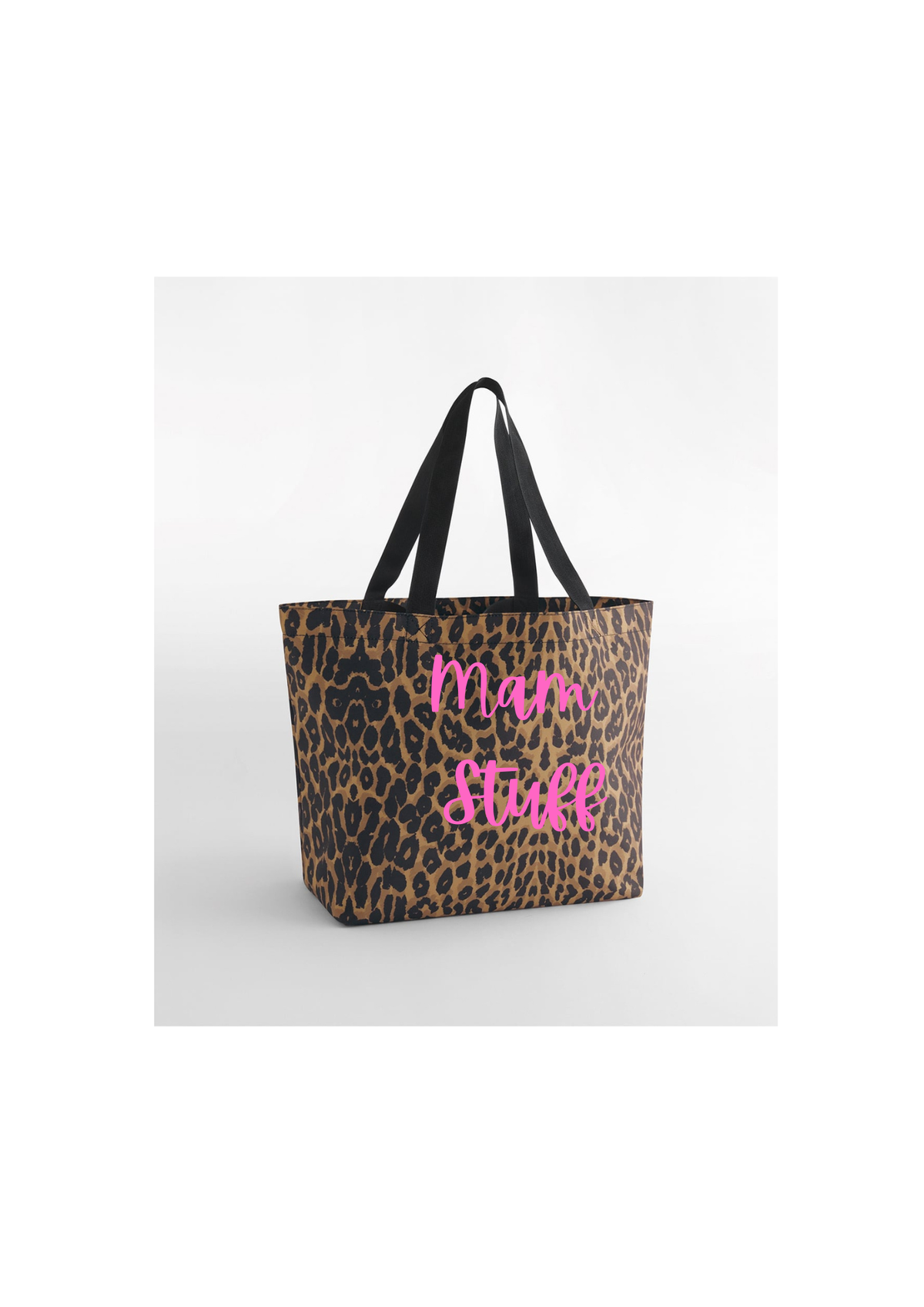 Personalised Leopard Print Tote Bag | Embroidered Shopper Bag – Crazy Maisie