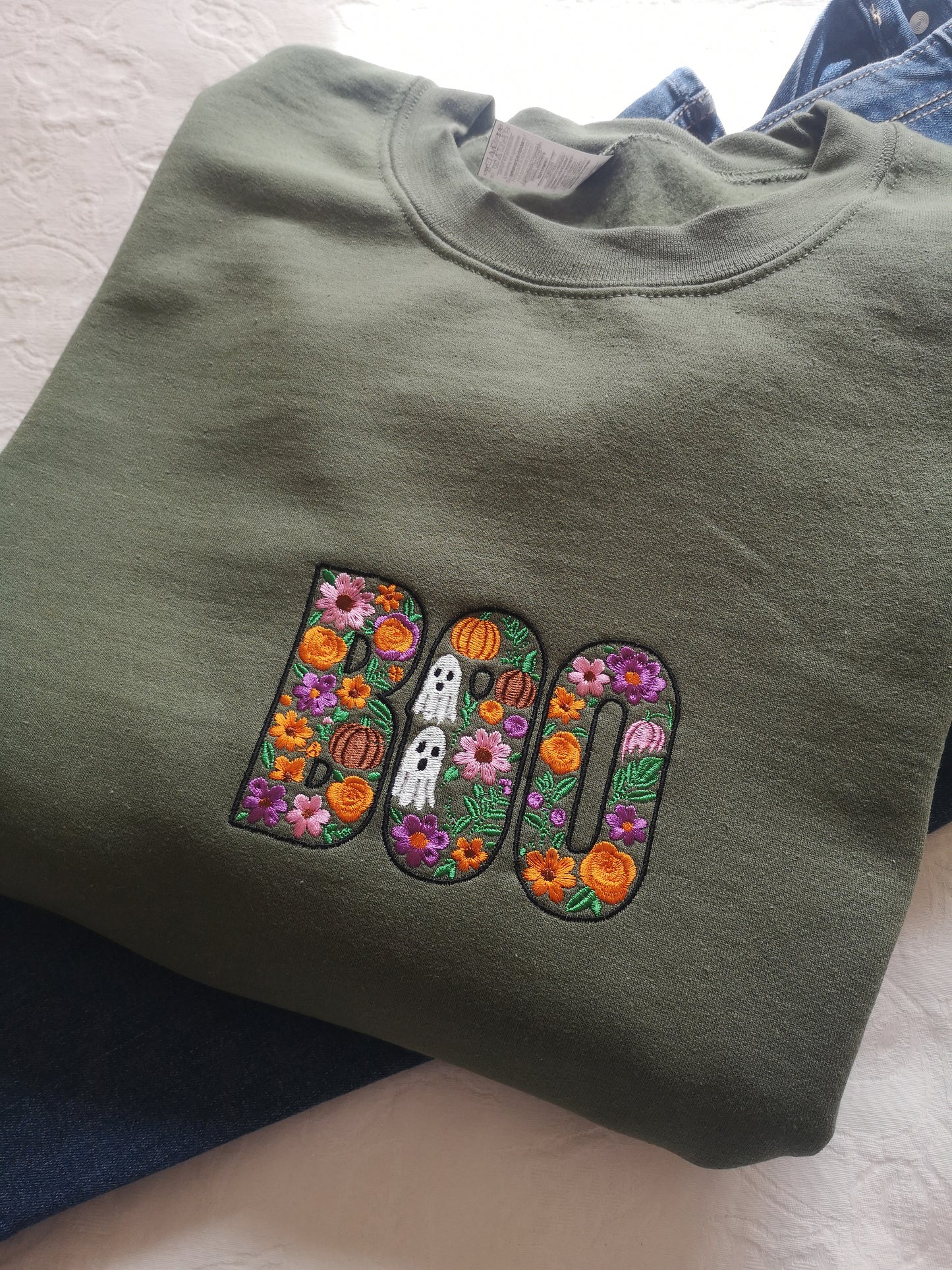 Boo Floral Sweatshirt