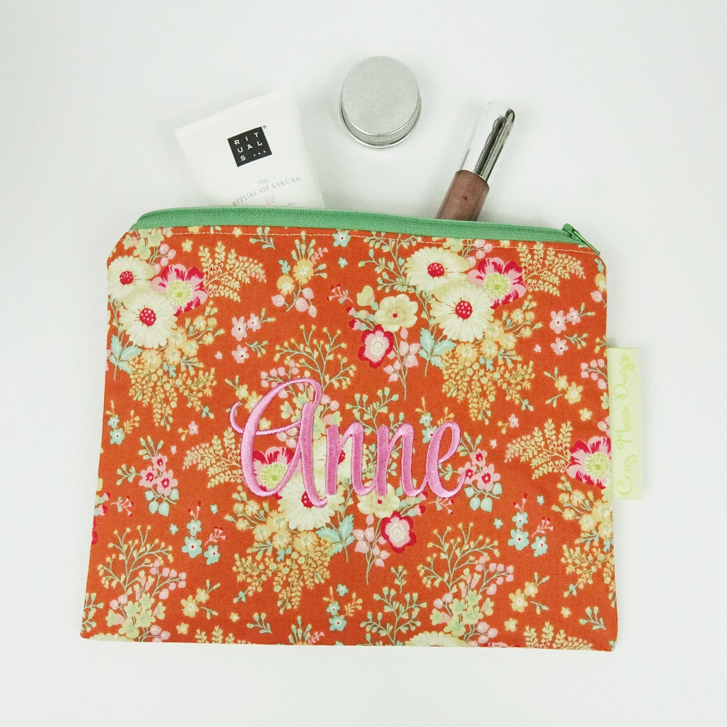 Lucille Floral Makeup Bag