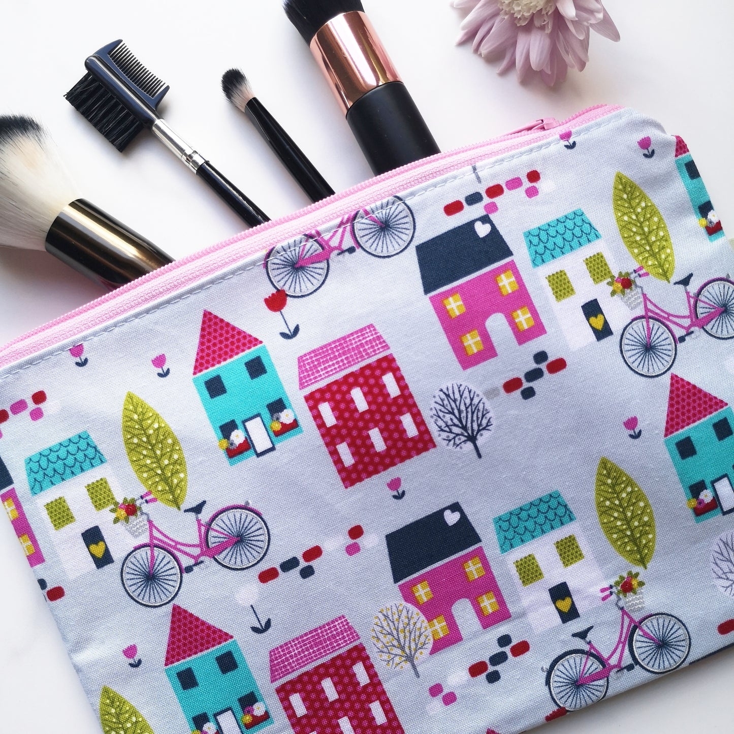 Light Grey Makeup Bag