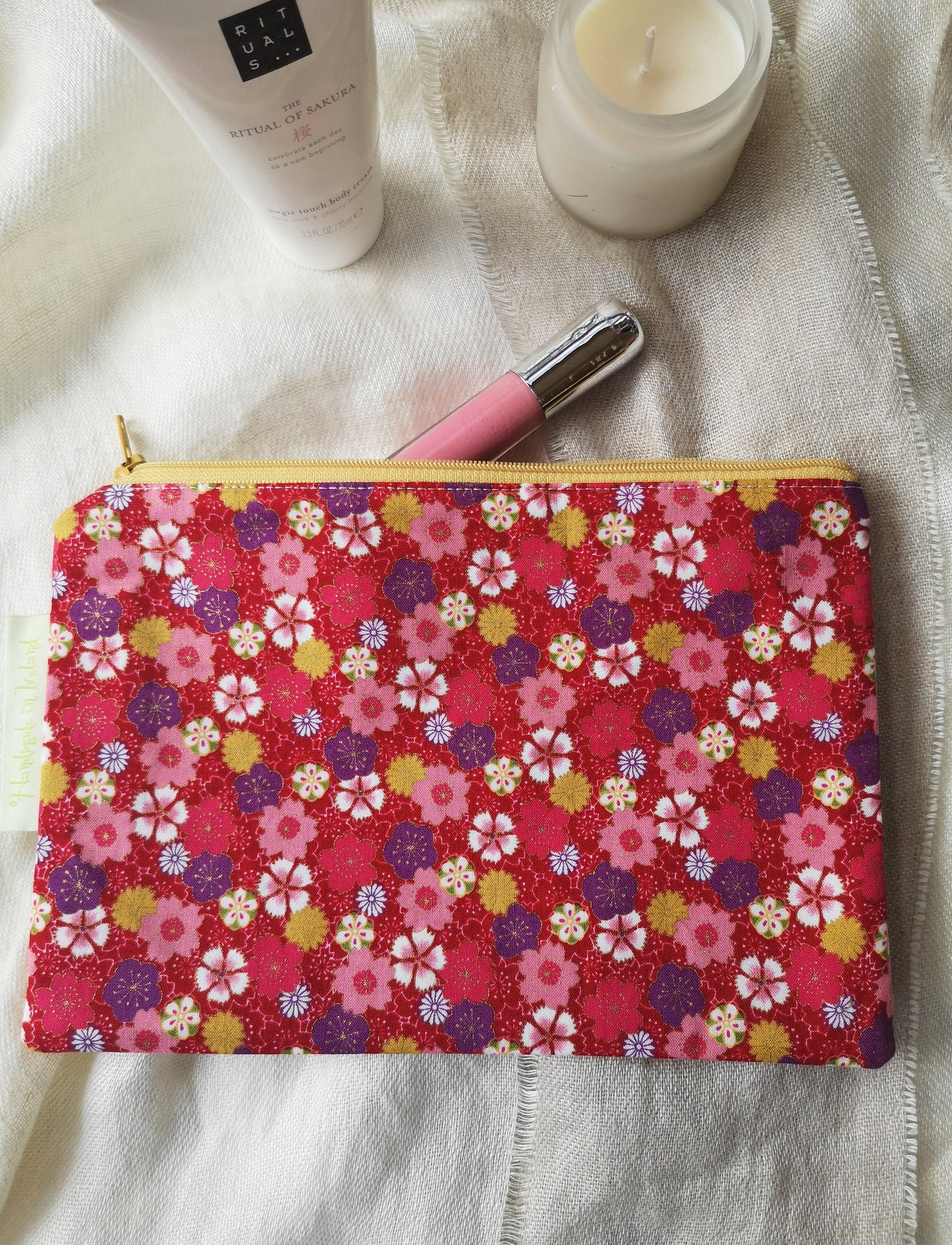 Aoife Floral Makeup Bag