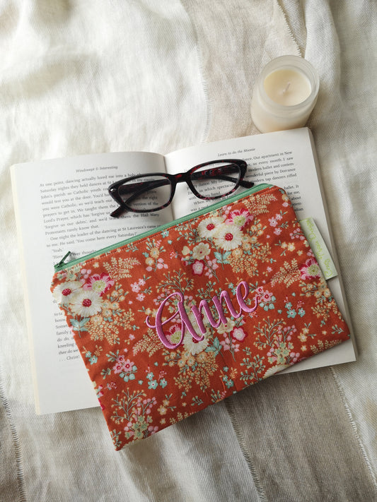 Lucille Floral Makeup Bag