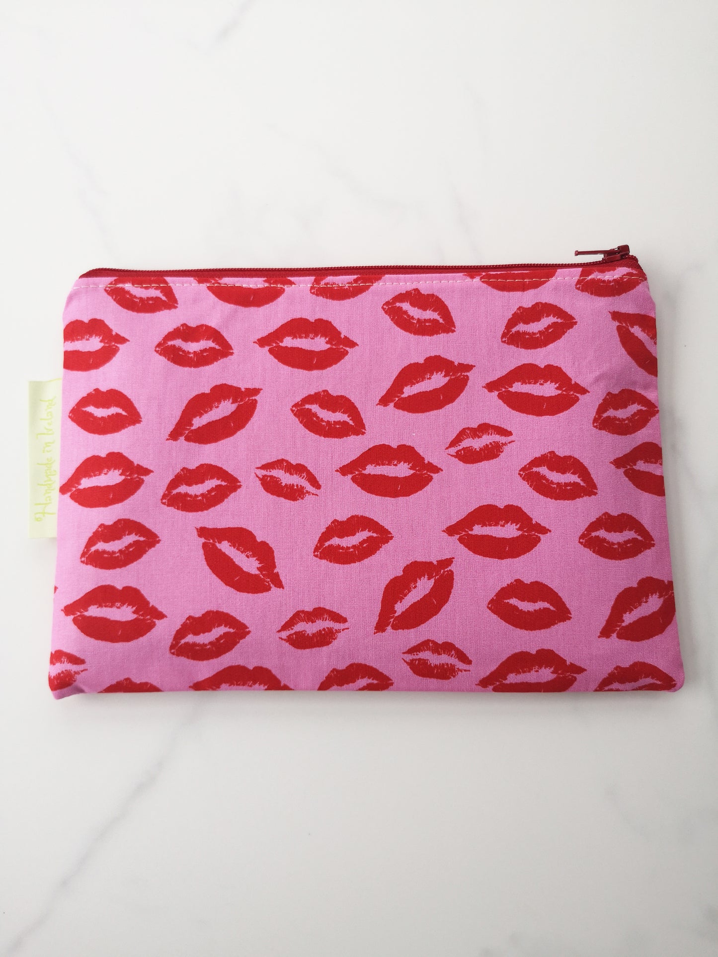 Pink lips Makeup Bag