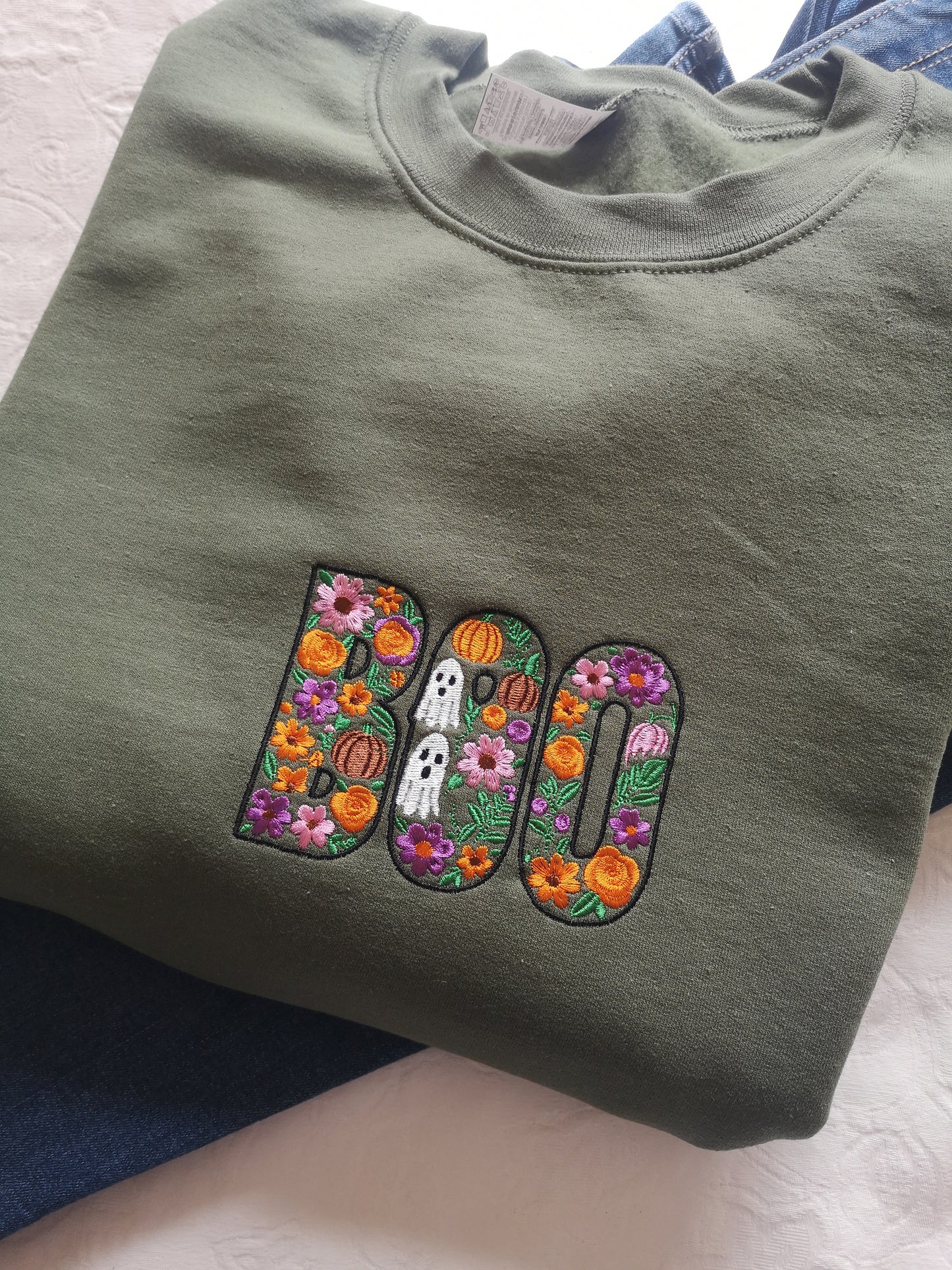 Boo Floral Sweatshirt