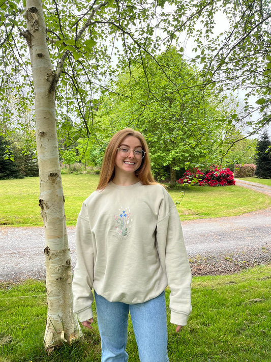 Wildflower Embroidered Sweatshirt