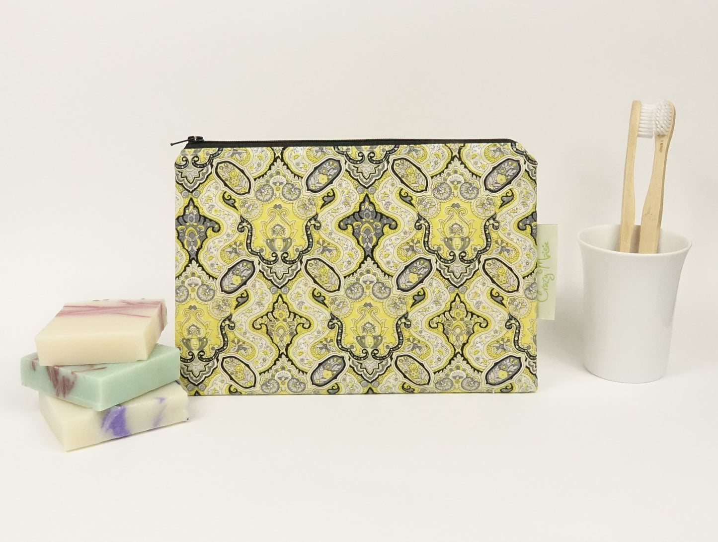 Yellow Makeup bag