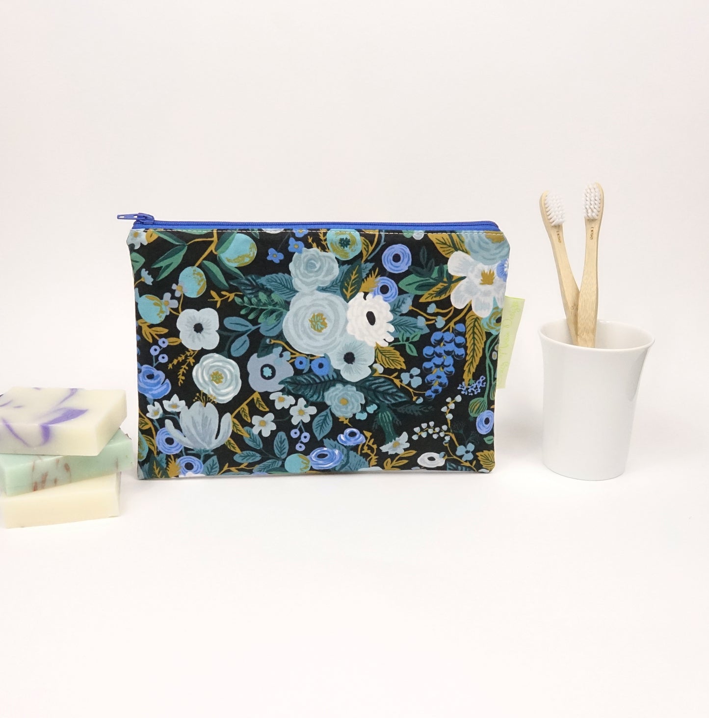 Blue Wildwoods Makeup Bag