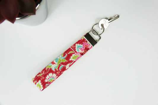 Circus Rose Red Keychain