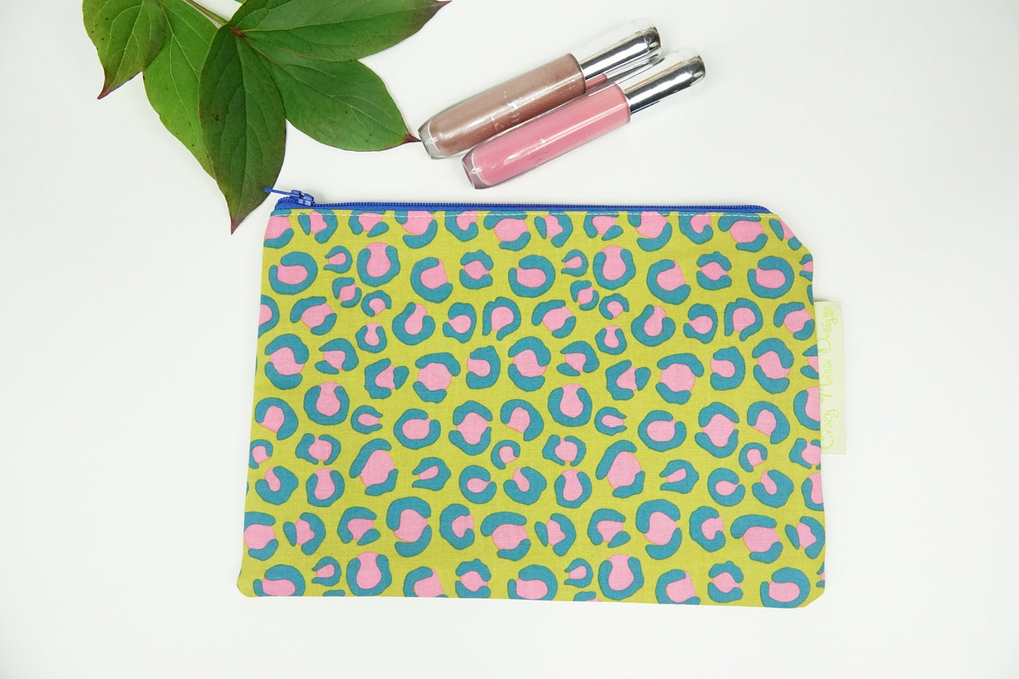 Green Night Jungle Makeup Bag