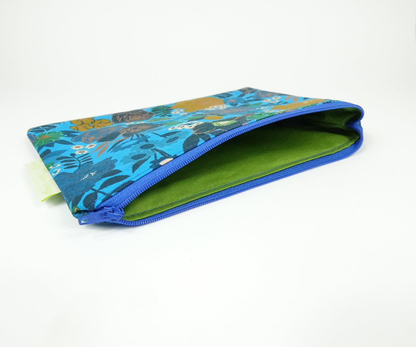 Electric Blue Makeup Bag