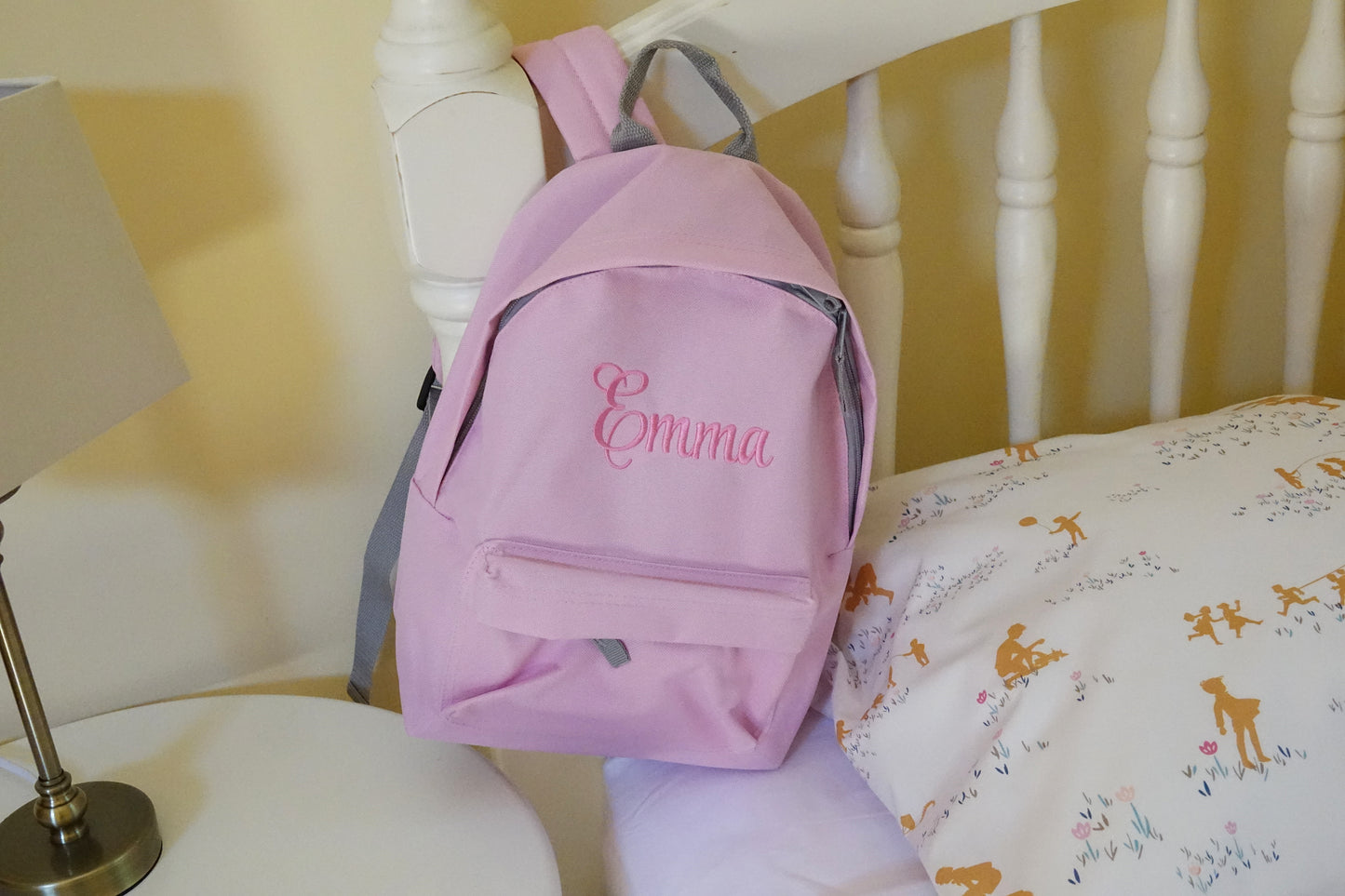 Personalised Pink Mini Backpack