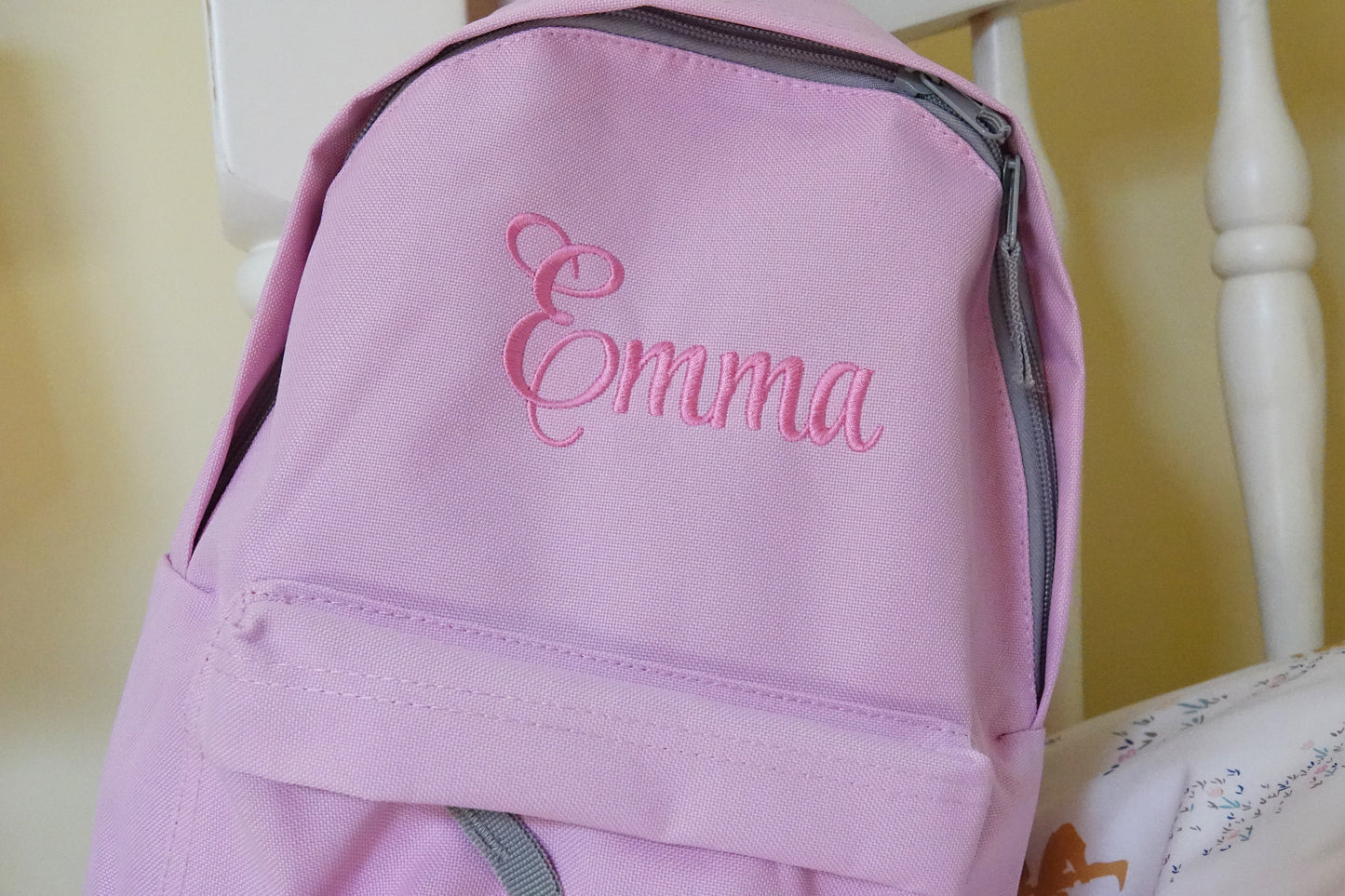 Personalised Pink Mini Backpack