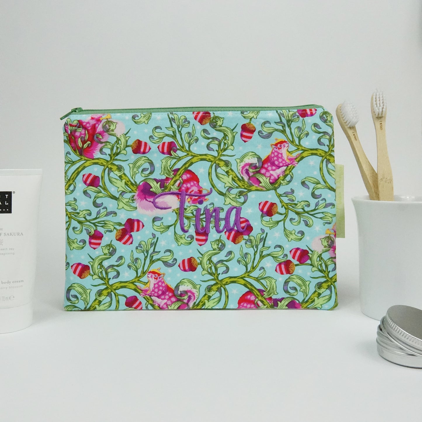 Squirrel Makeup Bag