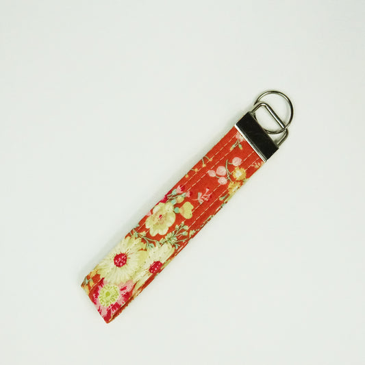 Lucille Ginger Floral Key Chain